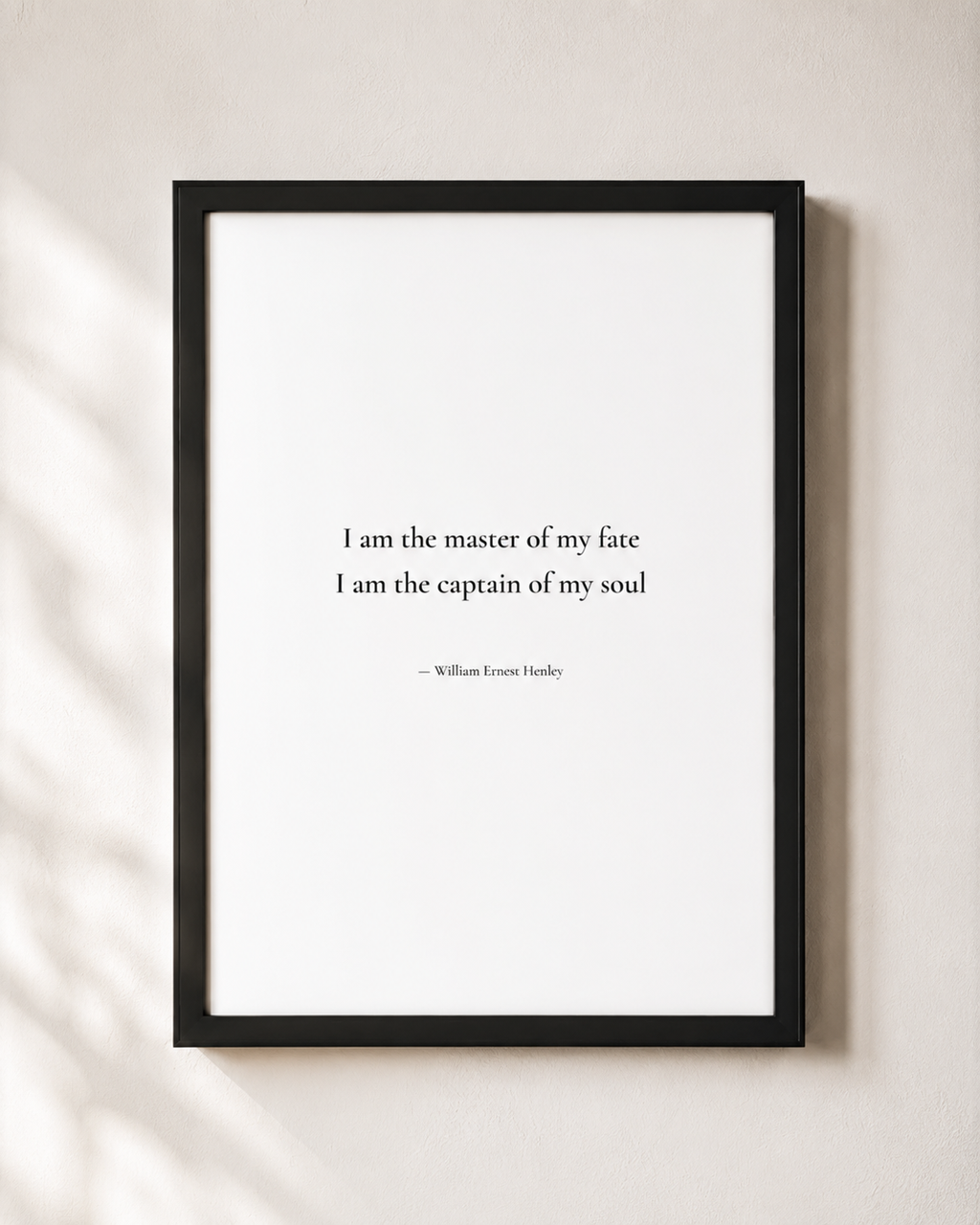 Invictus Print - Volume I