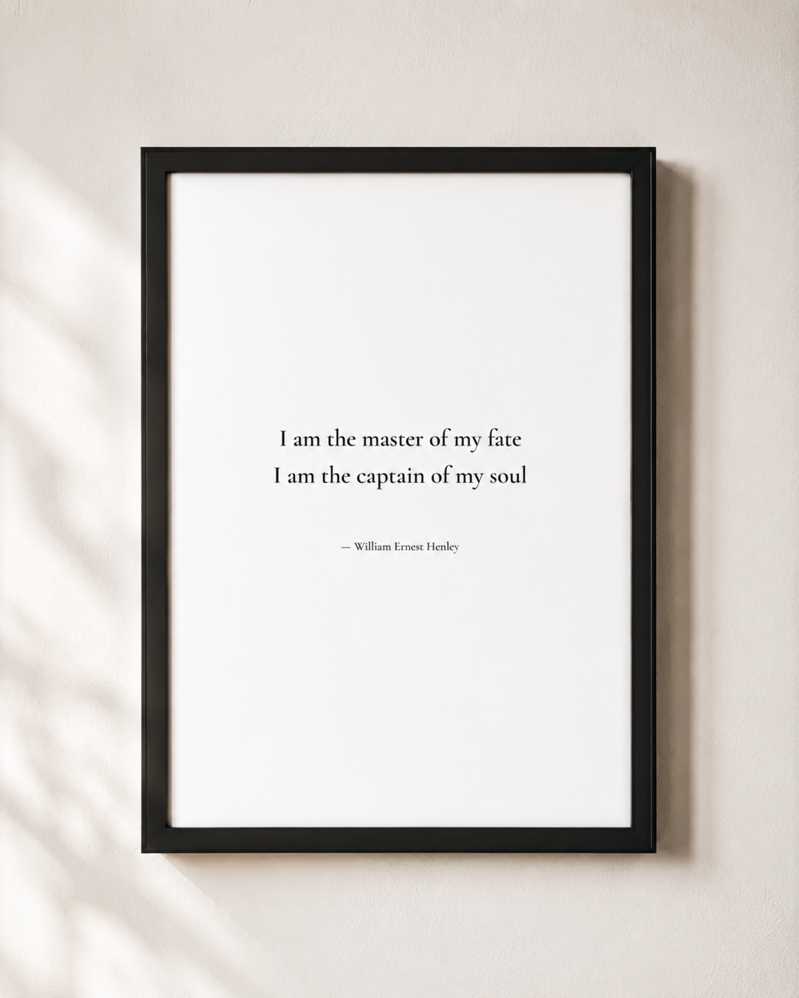 Invictus Print - Volume I