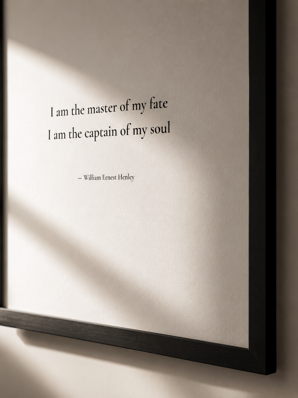 Invictus Print - Volume I