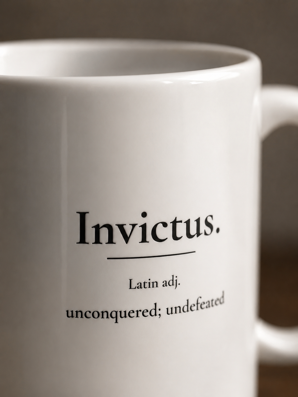 Invictus. mug - Volume I